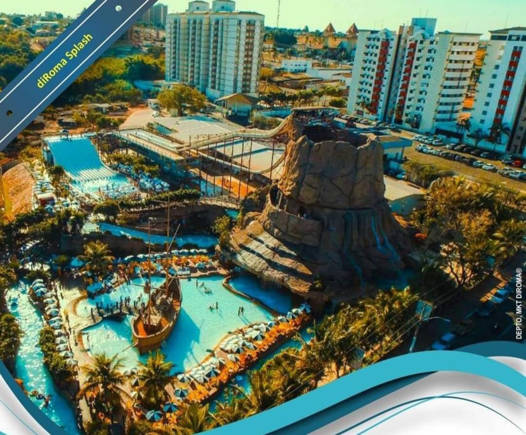 ホテル Piazza Acqua Park Reservas カルダス・ノバス エクステリア 写真
